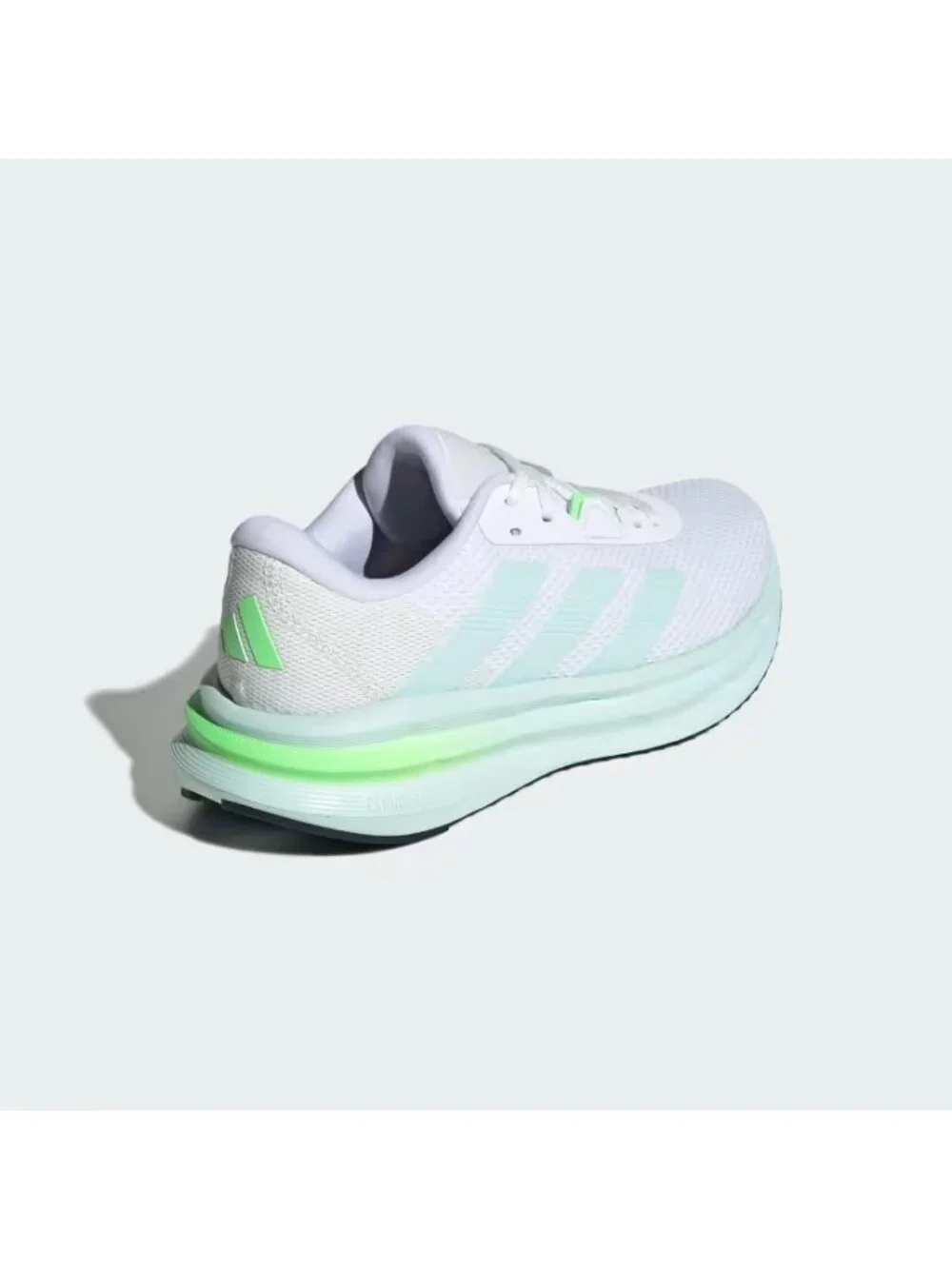 adidas Galaxy 7 Womens Running Sneakers Cloud White/Halo Mint Lime Burst 8.5 NIB